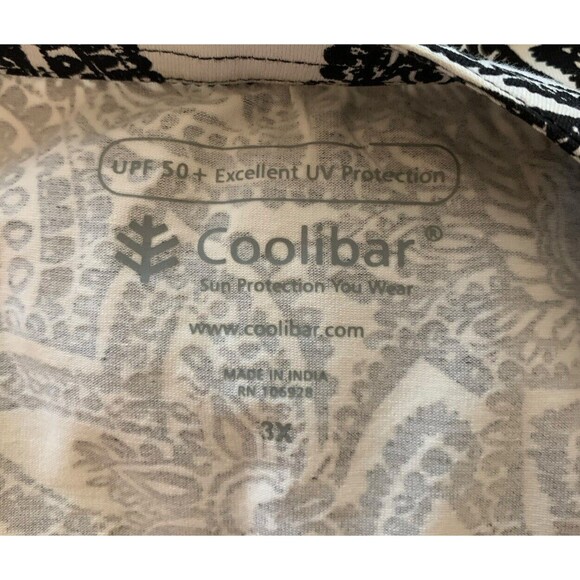 Coolibar NEW UPF 50+ Women's Sz 3X Seaboard Beach Cover-Up Dress Sun Protective - Picture 10 of 16